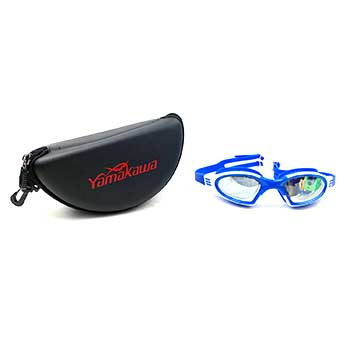 عینک شنا تمام سیلیکونی اصلی یاماکاوا به همراه کیف پیو
