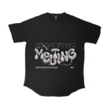 تیشرت لانگ طرح melting