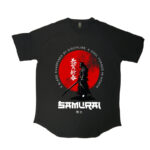 تیشرت لانگ طرح samurai