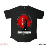 تیشرت لانگ طرح samurai - Image 4