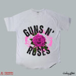 تیشرت لانگ طرح gunsnroses - Image 5