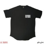 تیشرت لانگ طرح hollywood - Image 4