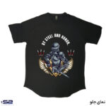 تیشرت لانگ طرح warrior - Image 6