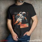 تیشرت لانگ طرح Astronaut - Image 2