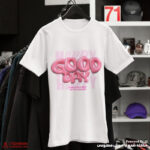 تیشرت لانگ طرح good day - Image 2