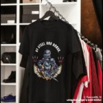 تیشرت لانگ طرح warrior - Image 3