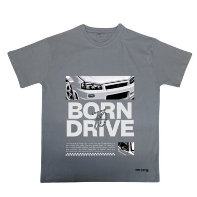 تیشرت مردانه طرح Born To Drive