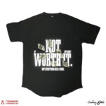 تیشرت لانگ طرح شیر not-worthit - Image 4