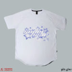 تیشرت لانگ طرح super star - Image 4