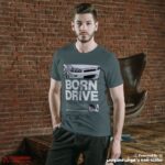 تیشرت مردانه طرح Born To Drive - Image 4