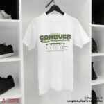 تیشرت لانگ طرح conquer - Image 3
