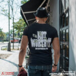 تیشرت لانگ طرح شیر not-worthit - Image 2