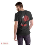 تیشرت لانگ طرح pixelated rose - Image 2