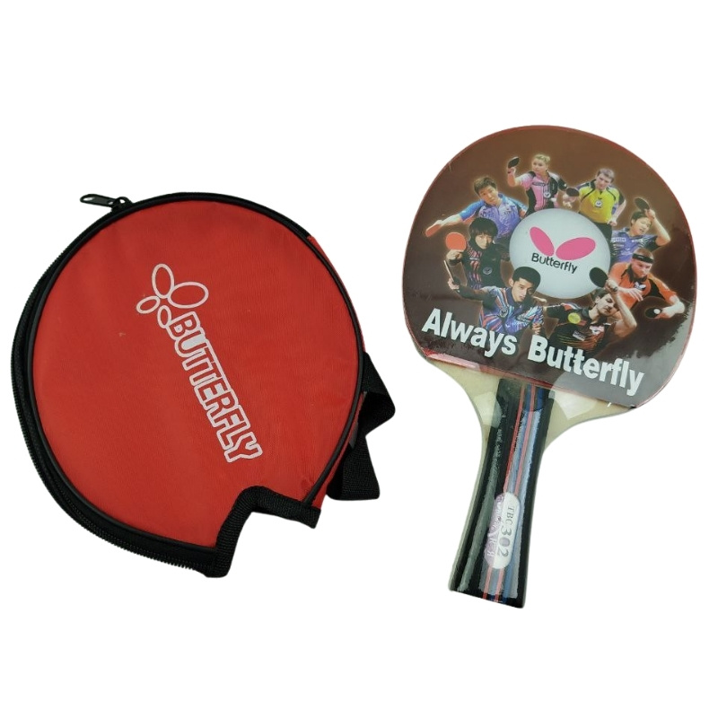Table tennis racket راکت پینگ پنگ 302 با کاور Butterfly