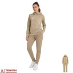 ست ورزشی نایک زنانه تمام زیپ کلاه دار - Image 5