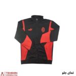ست گرمکن شلوار تمام زیپ ورزشی مردانه تیم آث میلان 2025 - Image 8