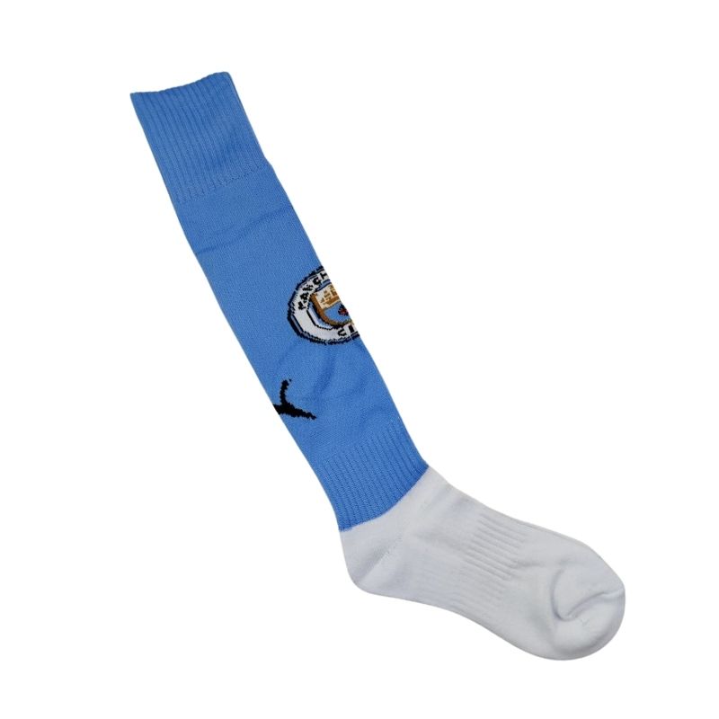 Manchester City Kids Football Socks Terry Sole (5) جوراب فوتبالی بچه گانه کف حوله ای سیتی