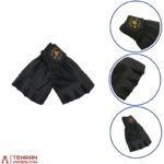 دستکش بدنسازی چرم نیمه مچ دار مردانه - Image 4