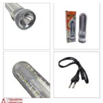 چراغ رومیزی و چراغ قوه شارژی مدل HG-7102 چندکاره - Image 2