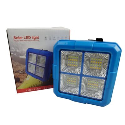 چراغ پنل خورشیدی LED چهار پنله مدل G66