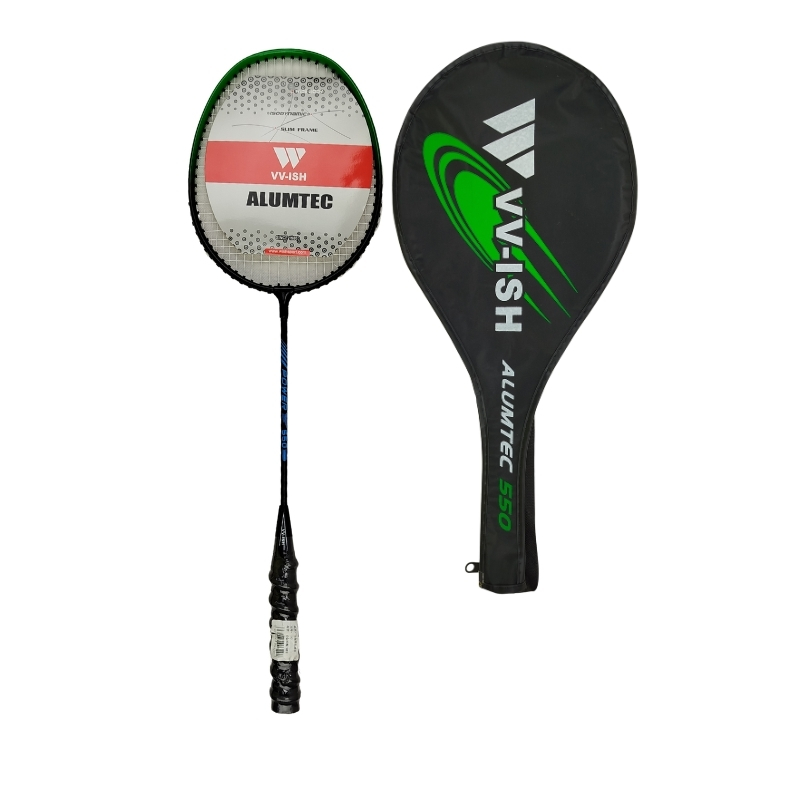 Wish 550 Badminton Racket (1) راکت بدمینتون تکی ویش 550 نیم کاور