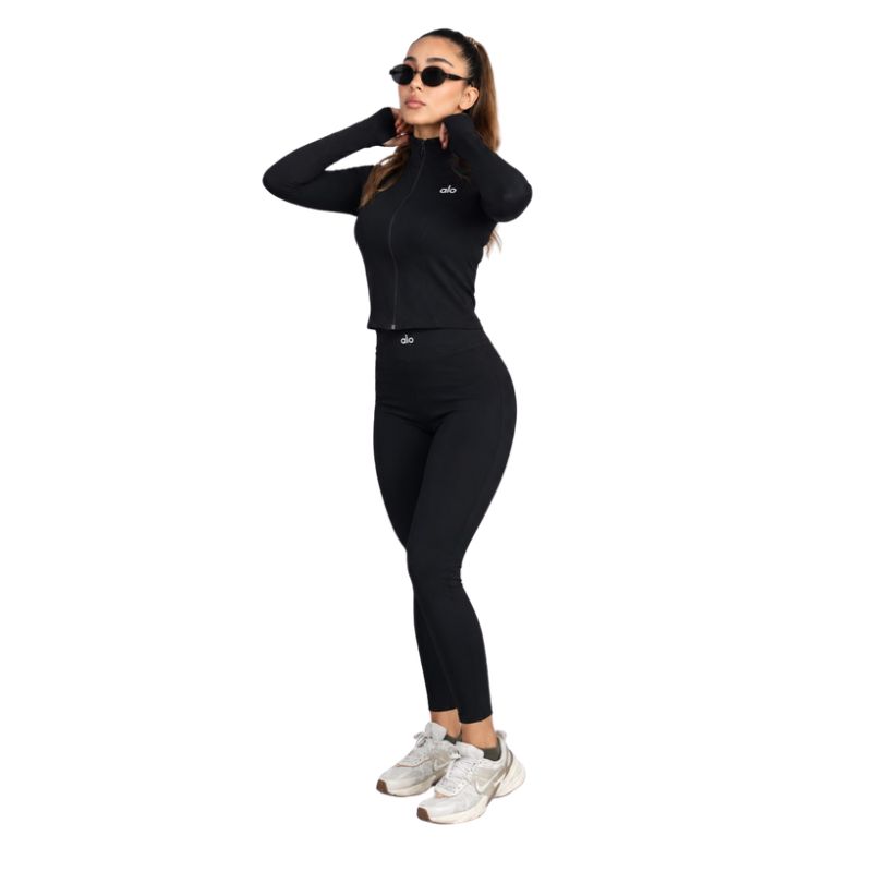 Alo Women Sweatshirt & Leggings Set (11) ست زنانه سویشرت و لگ الو