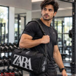 ساک ورزشی زارا سایز متوسط جاکفشی دار - Image 4